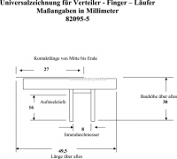 Renault - Magneti Marelli, verdelervingeronderdrukker. Geschikt voor Renault R4 + R5. Peugeot 305, P