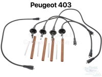 peugeot ontsteking p 403 bougiekabelset als vervanging lange bougiestekker deze set kan ter P72801 - Bild 1