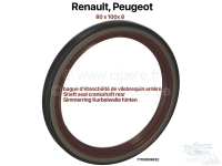 peugeot pakkingsets voor motor krukaskeerring achter geschikt bijna renault motoren P80033 - Bild 1