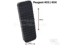 peugeot pedalwerk p 403 404 groot gaspedaalrubber totale lengte ongeveer 140 mm breedte 45 P73432 - Bild 1
