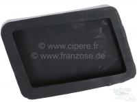 Citroen-2CV - Pedaalrubber Peugeot, 85 x 59mm. Geschikt voor Peugeot 204, 304, 404, 504 etc.. De rubbers