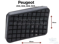 peugeot pedalwerk pedaalrubber 85 x 59mm geschikt voor 204 304 404 504 etc P73455 - Bild 1