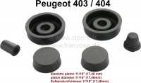 peugeot remcilinder achterwiel p 403 404 rep kit 11 16 inch 17 46mm zuiger P74180 - Bild 1