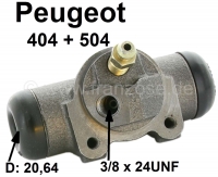peugeot remcilinder achterwiel p 404 504 linker achterwielremcilinder bendix systeem 20 64mm zuiger P74423 - Bild 1
