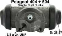 peugeot remcilinder achterwiel p 404 504 linker bendix systeem zuiger P74050 - Bild 1