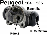 peugeot remcilinder achterwiel p 504 505 linker bendix systeem berline 04 75 P74069 - Bild 1