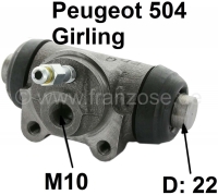 peugeot remcilinder achterwiel p 504 pick up wielremcilinder achter links rechts stuk bouwjaar P74066 - Bild 1