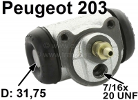 peugeot remcilinder voorwiel p 203 d3a zuigerdiameter 31 75 mm van P74585 - Bild 1
