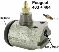 peugeot remcilinder voorwiel p 403 404 1 zuiger 30mm remleiding aansluiting 7 P74163 - Bild 1