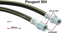 peugeot remslangen p 504 achterste remslang 245 mm schroefdraad 5 8 18unf 3 aan beide zijden P74458 - Bild 1