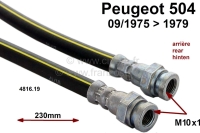 peugeot remslangen p 504 remslang achter geschikt voor met schijfrem bouwjaar 09 P74021 - Bild 1