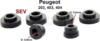 peugeot ruitensproeiers p 203 403 404 afdichtingen 6 stuks voor sev wisserassen diameter P75359 - Bild 1
