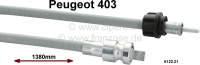 peugeot snelheidsmeterkabels p 403 snelheidsmeterkabel vanaf 09 1960 l 1380mm vierkantaandrijving P74441 - Bild 1