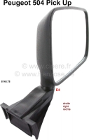 Peugeot - P 504, spiegel rechts. Geschikt voor Peugeot 504 Pick UP, vanaf modeljaar 1985, Bestelnr. 