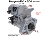 peugeot startmotor met hoge prestaties geschikt voor benzinemotoren 404 504 1 6 P71432 - Bild 1