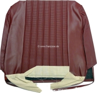 peugeot stoelhoezen voor p 204 kunstleder rouge 3103 vlechtwerkmotief bekleding rugleuning P78517 - Bild 1