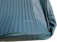 Peugeot - P 204, kunstleder turkoois 3172, vlechtwerk, kussenhoes voorstoel, Peugeot 204 Cabrio-Coup