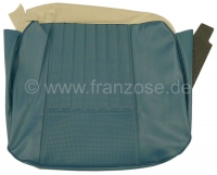 peugeot stoelhoezen voor p 404 kunstleer turquose 3172 vlechtwerk linker voorstoel bekleding P78629 - Bild 1