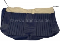 peugeot stoelhoezen voor p 504 donkerblauw imitatieleer pijpen gestikt het midden P76849 - Bild 1