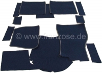 peugeot tapijtsets vloermatten p 403 tapijt set geschikt voor berline kleur donkerblauw P77566 - Bild 1