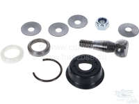 Citroen-2CV - P 204/304/404, trekstangeind reparatieset. Geschikt voor Peugeot 204, 304 + 404, schroefdr