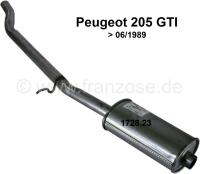 peugeot uitlaatsysteem p 205 uitlaatdemper midden geschikt voor gti tot bouwjaar 06 P72770 - Bild 1