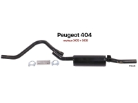 peugeot uitlaatsysteem p 404 c3 achterdemper geschikt voor carburateur injectie motor P72315 - Bild 1