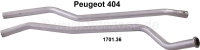 peugeot uitlaatsysteem p 404 xc5 voorste uitlaatpijp 2 delen voor demper geschikt P72376 - Bild 1