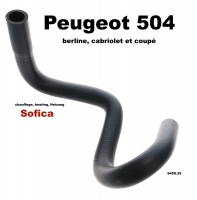 peugeot verwarming ventilatie p 504 kachelslang radiatorslang kachel geschikt voor P71436 - Bild 1
