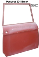 peugeot voor achterdeuren aanbouwdelen p 204 achterdeur rechts break nr 900757 oude voorraad P77188 - Bild 1