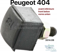 peugeot vooras p 404 rubberen stop hoekige veerpootarm onderste montageplaats bestelnr 351409 P73434 - Bild 1