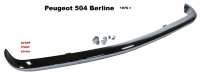 Peugeot - P 403, bumperblad middenvoor, alle modellen behalve Pick UP, 403 U8 Origineel onderdeel! G