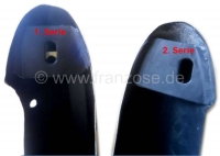 Peugeot - P 404, voor + achterbumper gemaakt van roestvrij staal. Geschikt voor Peugeot 404 Cabrio +