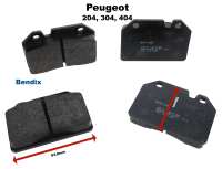 peugeot voorrem zonder hydraulische onderdelen p 204304404 remblokken voor P74077 20260529154158 - Bild 1