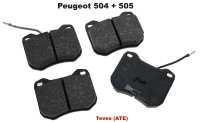 peugeot voorrem zonder hydraulische onderdelen p 504505 remblokken voor P74146 20260311190317 - Bild 1