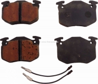 peugeot voorrem zonder hydraulische p 504 505 604 remblokken voor bendix systeem breedte 105mm P74527 - Bild 1