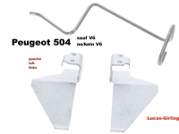 peugeot voorrem zonder hydraulische p 504 veerset links remklauw 3 stuks voor remblok remzuiger P74665 - Bild 1