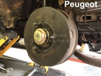 Peugeot - P 203/403/404/504, metalen vetkap. Diameter: 66mmm. Geschikt voor Peugeot 203, 403, 404, 5
