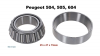 peugeot wiellager p 504 505 604 radlager maat 25x47x15mm P73535 - Bild 1