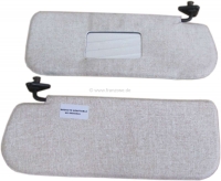 peugeot zonneklep binnenspiegel p 404 set 2 stuks kleur beige P78017 - Bild 1