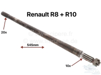 renault aandrijfassen r8 r10 aandrijfas 20 tanden 10 lengte 545mm met moer geschikt voor P83432 - Bild 1