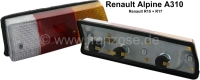 renault achtergrondverlichting a310 r15 r17 achterlicht compleet met fitting links rechts 1 set P85114 - Bild 1