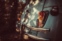 Citroen-2CV - R4, achterlichtkap (2 stuks) verchroomd! Geschikt voor Renault R4. Deze prachtige kapjes w