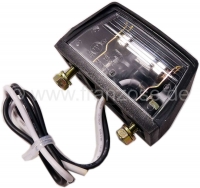 Alle - R4, kentekenplaatverlichting compleet. Geschikt voor Renault R4, laatste versie. Of. Nr. 7