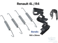 Remschoenset (achter). Remsysteem: Bendix. Geschikt voor Renault R4. Voor