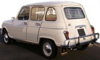 Renault - R4, rolgordijn achter . Geschikt voor Renault R4. Snel te installeren (de beugels worden a