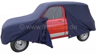Renault - Autohoes in blauw, voor Renault R4. Synthetische vezels, luchtdoorlatend, stofbindend. Spe