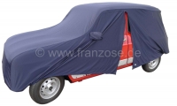 Renault - Autohoes in blauw, voor Renault R4. Synthetische vezels, luchtdoorlatend, stofbindend. Spe
