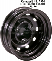 Renault - Velg 4.0x13 (replica). Geschikt voor Renault R4 (R112C, 1123, 1128, 210B, 239B). Renault R