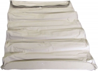 renault binnenbekleding hemelbekleding r4 kunstleer wit beige pointe diamant P88023 - Bild 1